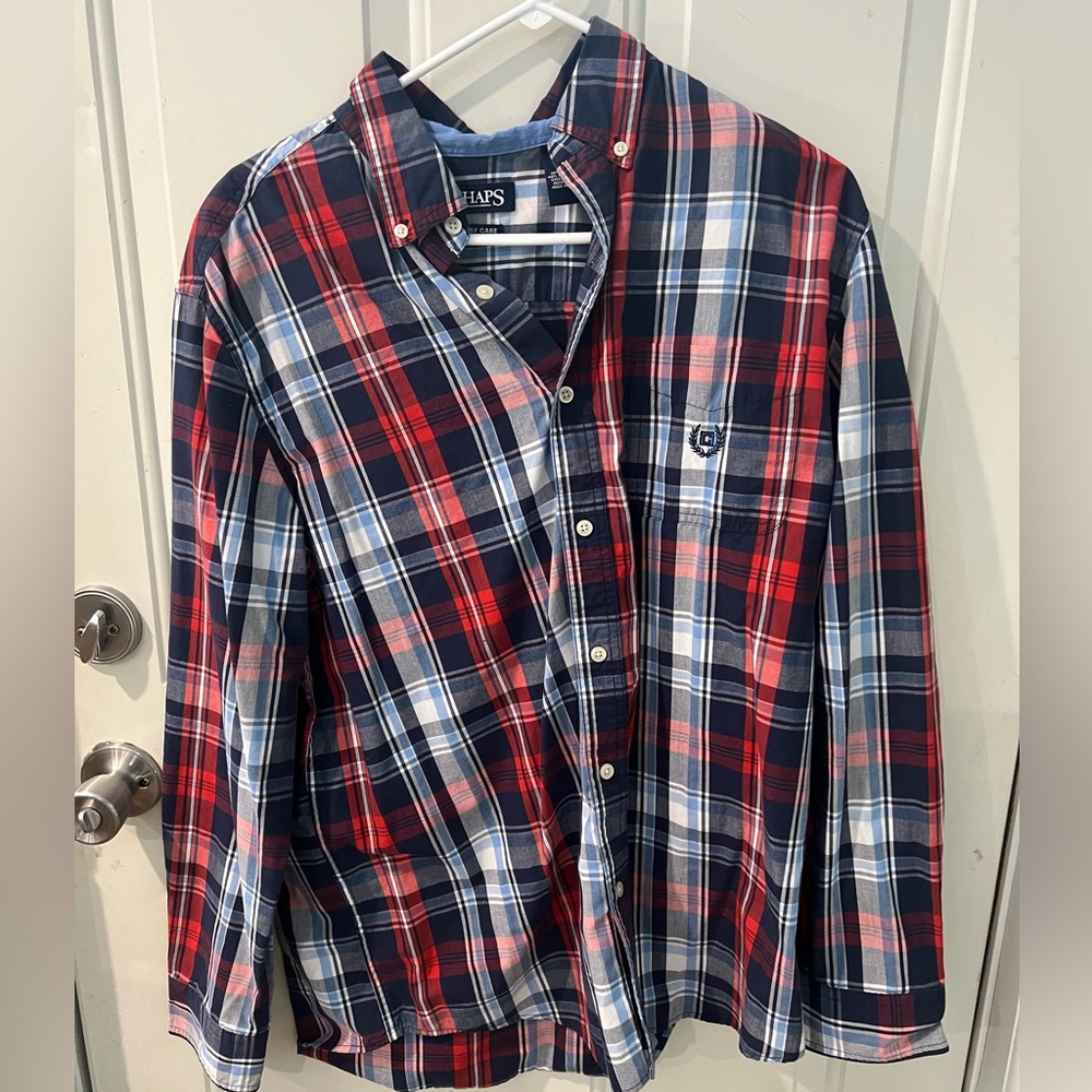 Mens Chaps Button Up Shirt